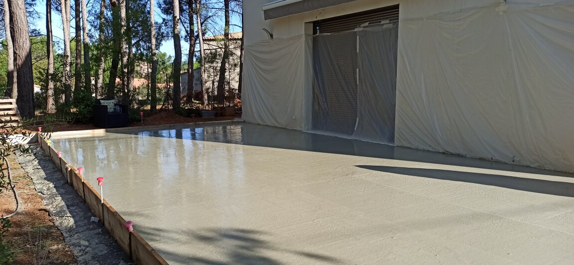 Coulage d’une dalle de maison